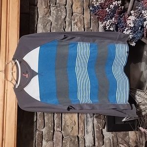 AMPLIFY RIBBED TEE SZ L